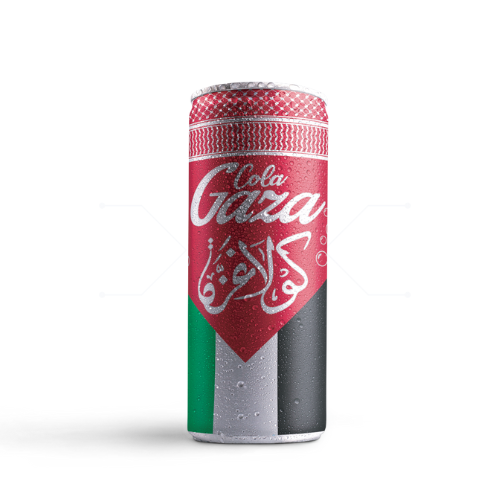 gaza cola lattina